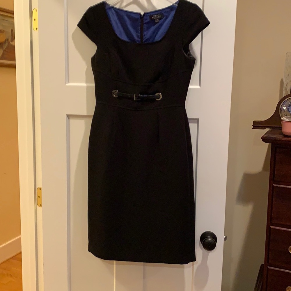 Tahari black dress